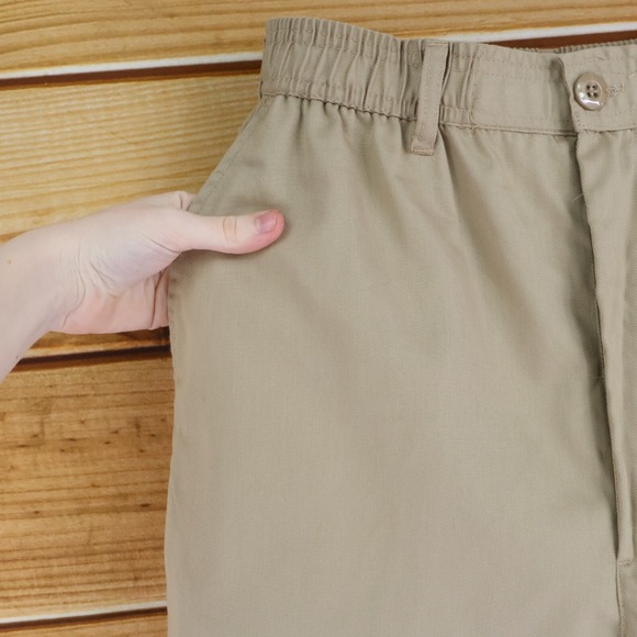 Pembrook Capri Pant High Rise Womens L Brown STRETCH WAIST: 30-33 INCHES Pockets - Picture 5 of 7